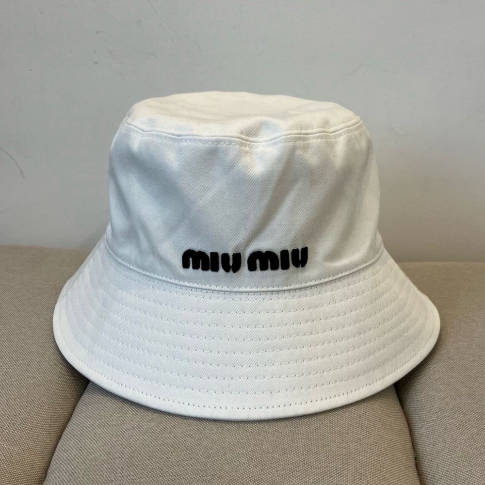 COPY - Miu Miu White Bucket Hat